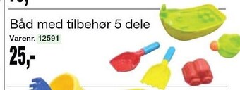 Harald Nyborg Båd med tilbehør 5 dele tilbud