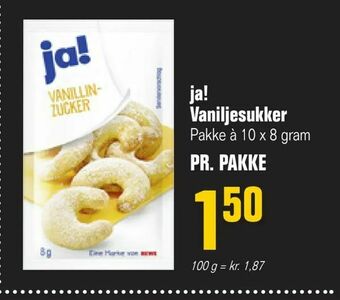 Otto Duborg ja! Vaniljesukker tilbud