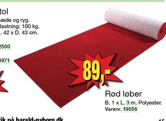 Harald Nyborg Rød løber tilbud