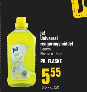 Otto Duborg ja! Universal rengøringsmiddel tilbud