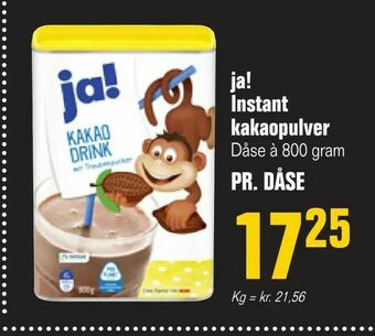 Otto Duborg ja! Instant kakaopulver tilbud