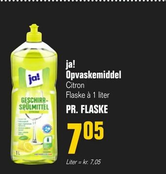 Otto Duborg ja! Opvaskemiddel tilbud