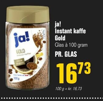 Otto Duborg ja! Instant kaffe Gold tilbud