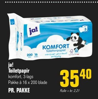 Otto Duborg ja! Toiletpapir tilbud