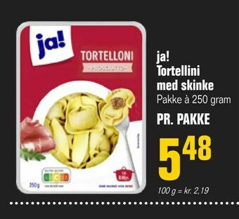 Otto Duborg ja! Tortellini med skinke tilbud