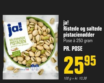 Otto Duborg ja! Ristede og saltede pistacienødder tilbud
