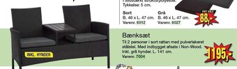 Harald Nyborg Bænksæt tilbud