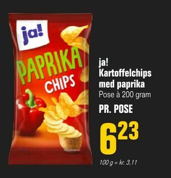 Otto Duborg ja! Kartoffelchips med paprika tilbud