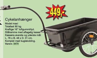 Harald Nyborg Cykelanhænger tilbud