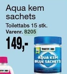 Harald Nyborg Aqua kem sachets tilbud