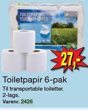 Toiletpapir 6-pak
