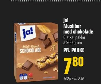 Otto Duborg ja! Müslibar med chokolade tilbud