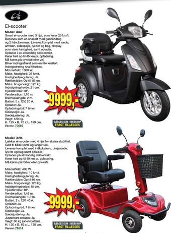 Harald Nyborg El-scooter tilbud