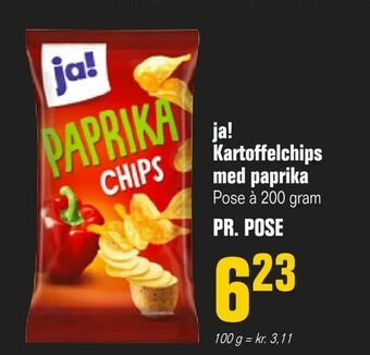 Poetzsch Padborg ja! Kartoffelchips med paprika tilbud