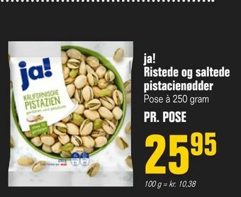 Poetzsch Padborg ja! Ristede og saltede pistacienødder tilbud