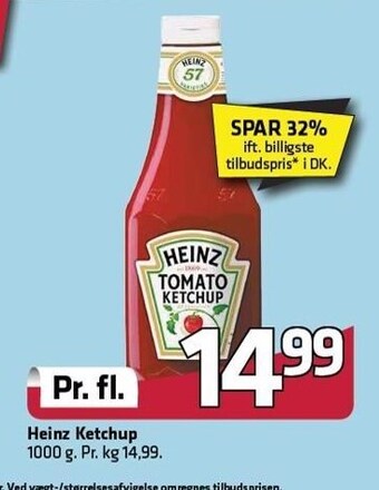 Fleggaard Heinz ketchup tilbud