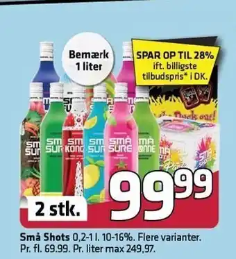 Fleggaard Små shots 2 stk. tilbud