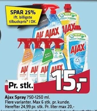 Fleggaard Ajax Spray tilbud