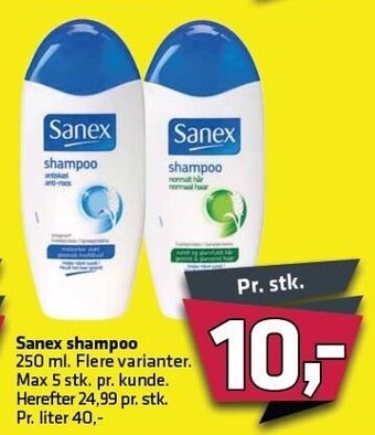 Fleggaard Sanex shampoo tilbud