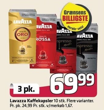 Fleggaard Lavazza kaffekapsler tilbud