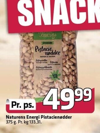 Fleggaard Naturens Energi pistacienødder tilbud