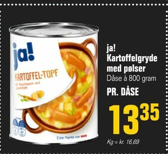 Poetzsch Padborg ja! Kartoffelgryde med pølser tilbud