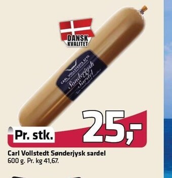 Fleggaard Carl Vollstedt sønderjysk sardel tilbud