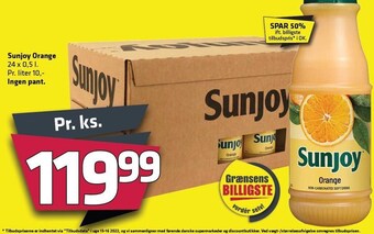 Fleggaard Sunjoy orange tilbud