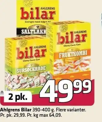 Fleggaard Ahlgrens bilar 2 pk tilbud