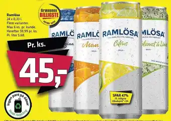 Fleggaard Ramlösa pr. ks. tilbud