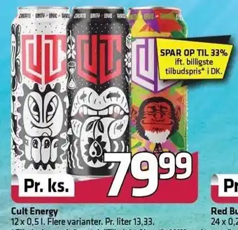 Fleggaard Cult energy pr. ks. tilbud