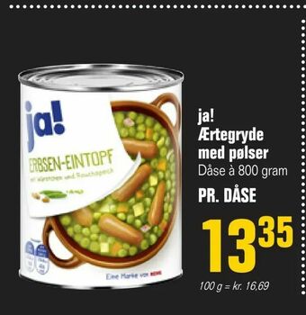 Poetzsch Padborg ja! Ærtegryde med pølser tilbud