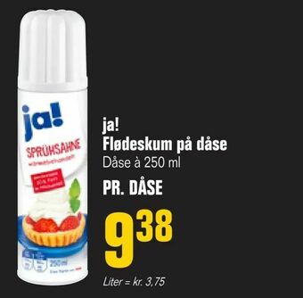 Poetzsch Padborg ja! Flødeskum på dåse tilbud