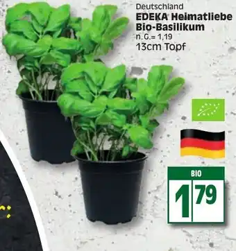 Zentralmarkt Edeka Heimatliebe Bio-Basilikum tilbud