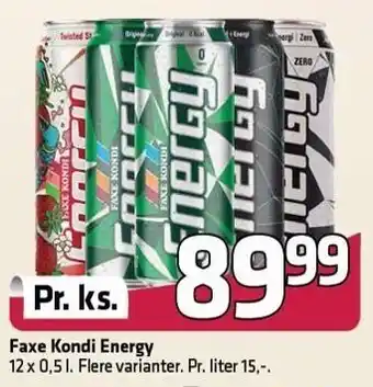Fleggaard Faxe Kondi Energy pr ks tilbud