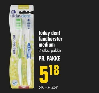 Poetzsch Padborg today dent Tandbørster medium tilbud