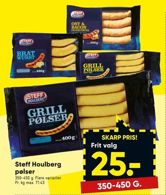 Bilka Steff Houlberg pølser tilbud