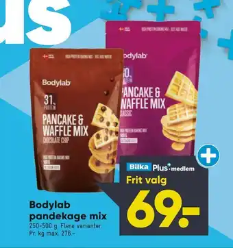 Bilka Bodylab pandekage mix tilbud