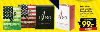 Bilka Star eller Uno Grande Bag-in-Box tilbud