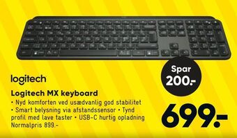 Bilka Logitech MX keyboard tilbud