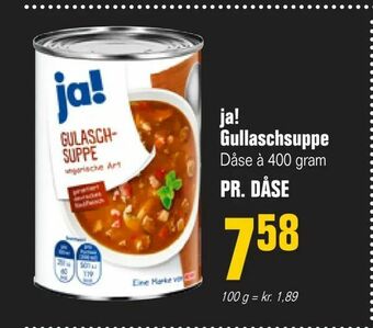 Poetzsch Padborg ja! Gullaschsuppe tilbud