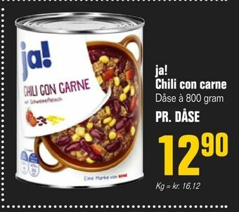 Poetzsch Padborg ja! Chili con carne tilbud
