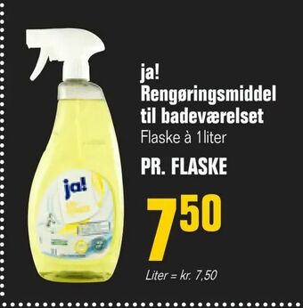 ja! Rengøringsmiddel til badeværelset