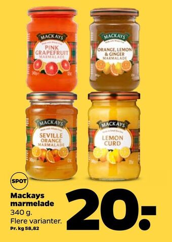 Netto Mackays marmelade tilbud