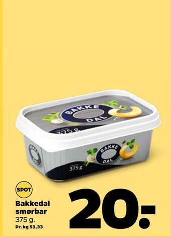Netto Bakkedal smørbar tilbud