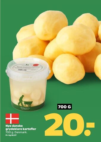 Nye danske grydeklare kartofler