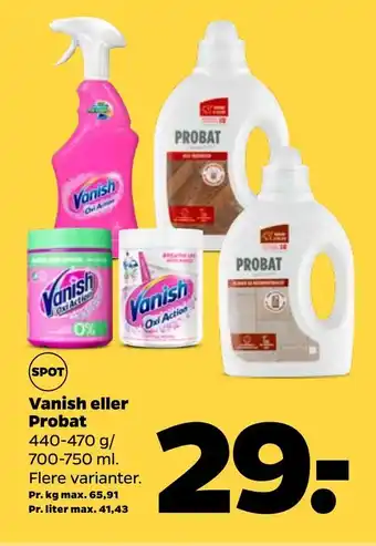 Vanish eller Probat