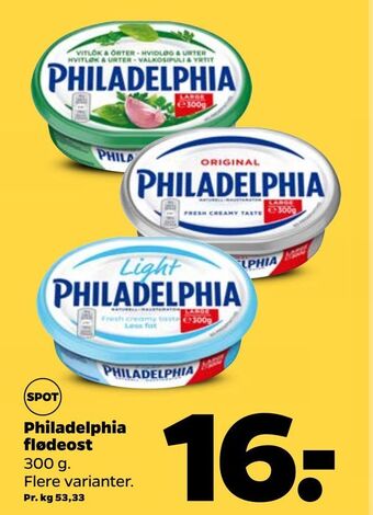 Netto Philadelphia flødeost tilbud