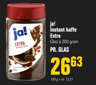 ja! Instant kaffe Extra