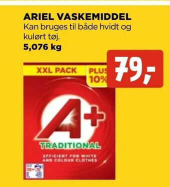 jem & fix Ariel vaskemiddel tilbud